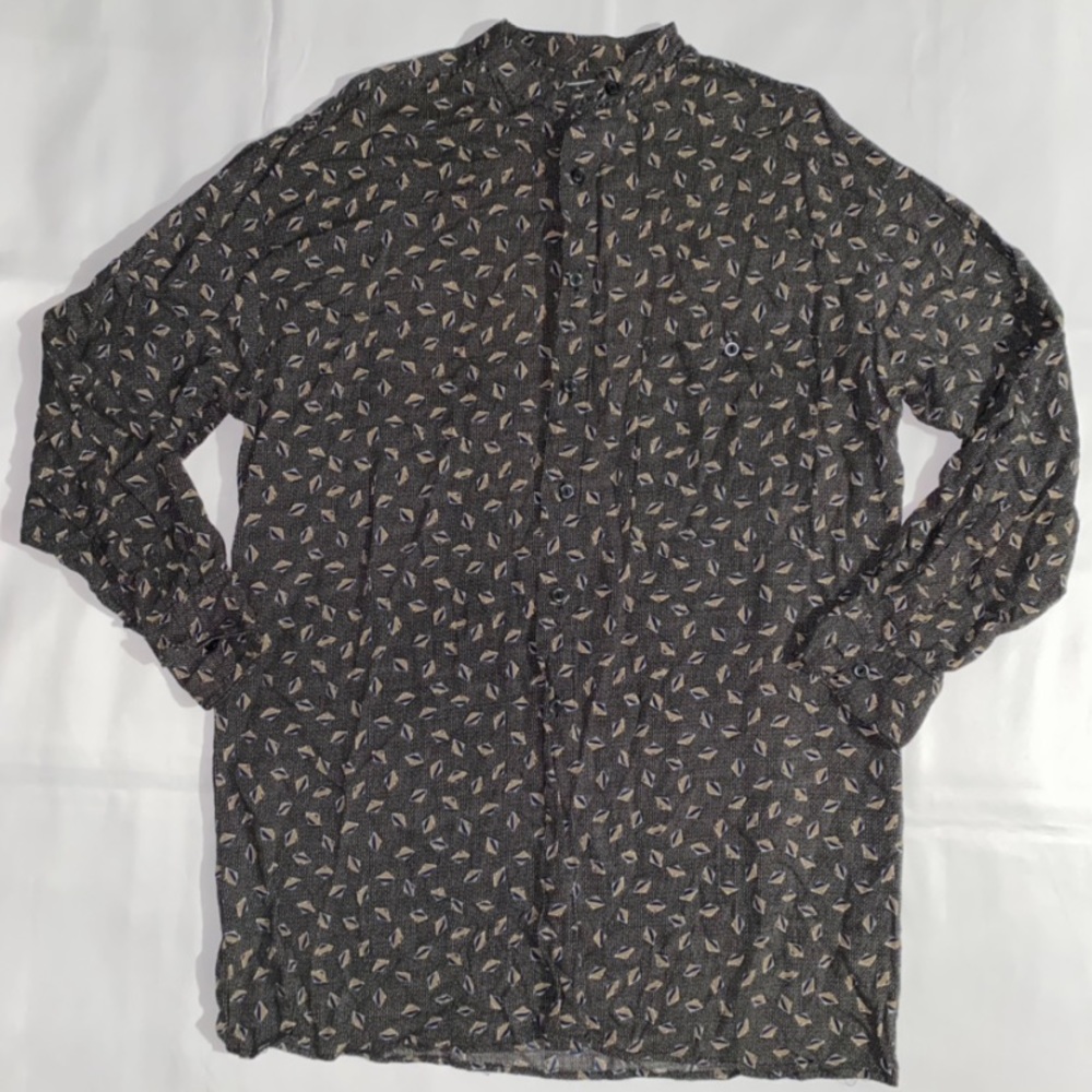 Monte Carlo Patterned Button Down Shirt